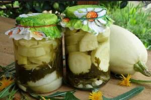 Zucchini para sa taglamig - ang pinakamahusay na mga recipe ng lutong bahay