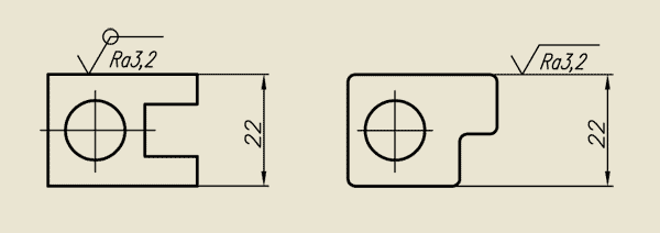 Обозначили контуры. Знак шероховатости по контуру. Знак шероховатости по контуру на чертеже. Шероховатость контура на чертеже. Обработка по контуру шероховатость.